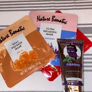 Face masks and face peel off masks
